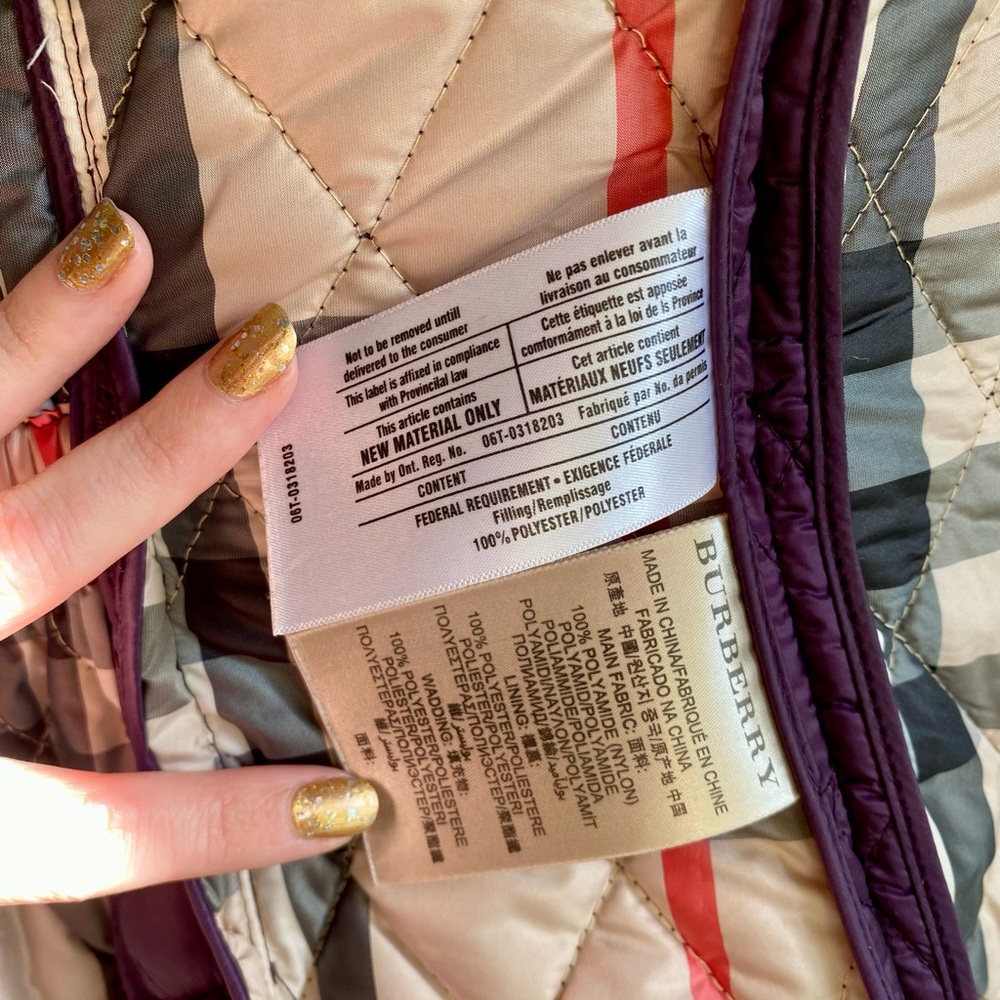 Burberry Diamond Quilted Jacket - Picture 10 of 16